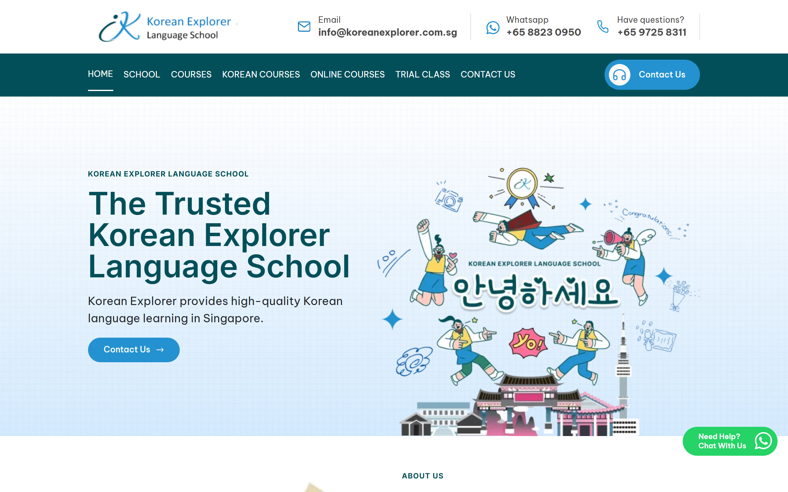 Korean Explorer website